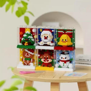 Personnages de Noël en Boîtes Empilables