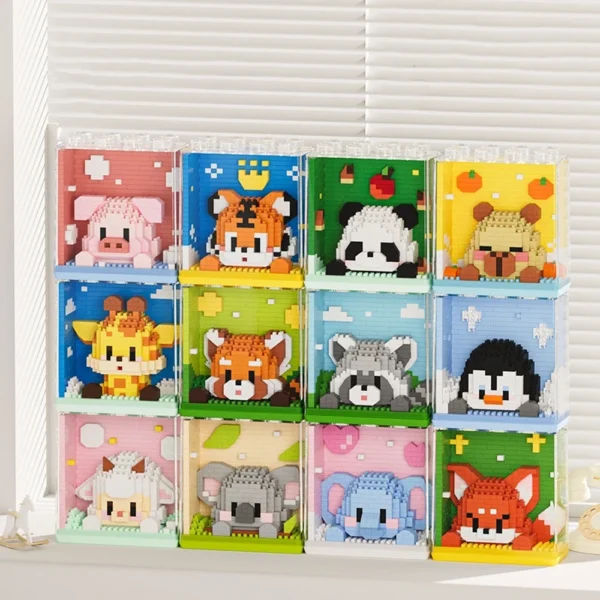 Collection d’Animaux en Boîtes Empilables