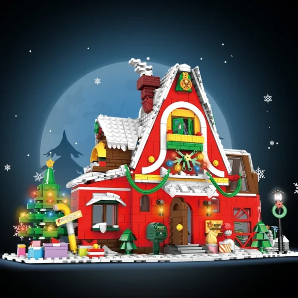 Maison de Noël en Briques – 1301 pièces