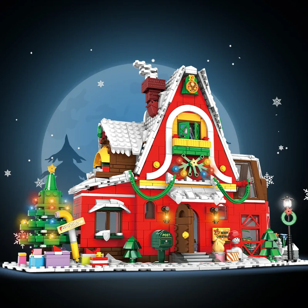 Maison de Noël en Briques – 1301 pièces