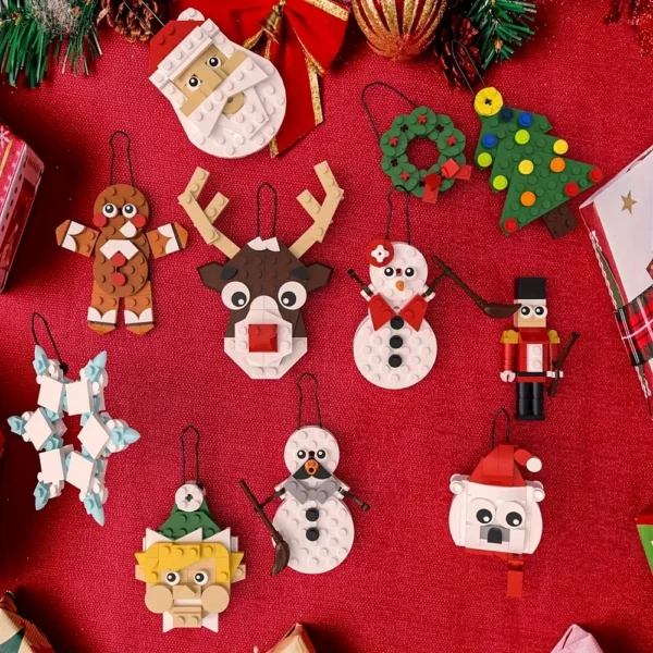 Ensemble d’Ornements de Noël (382 pièces)
