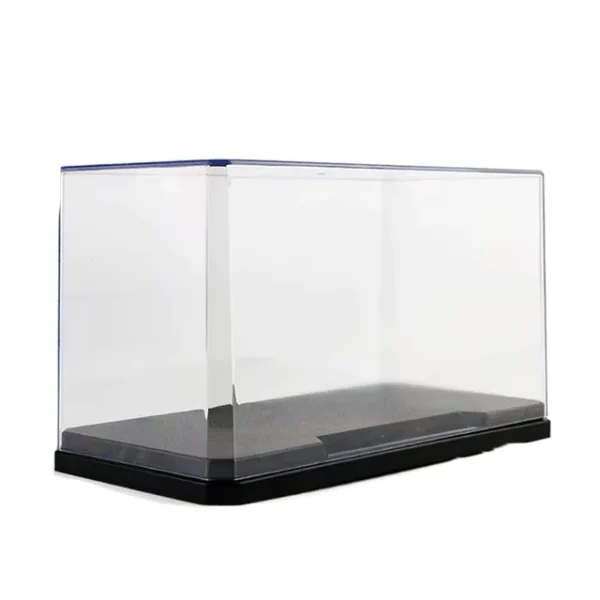 oîte de protection transparente pour modèle réduit de voiture – taille standard.