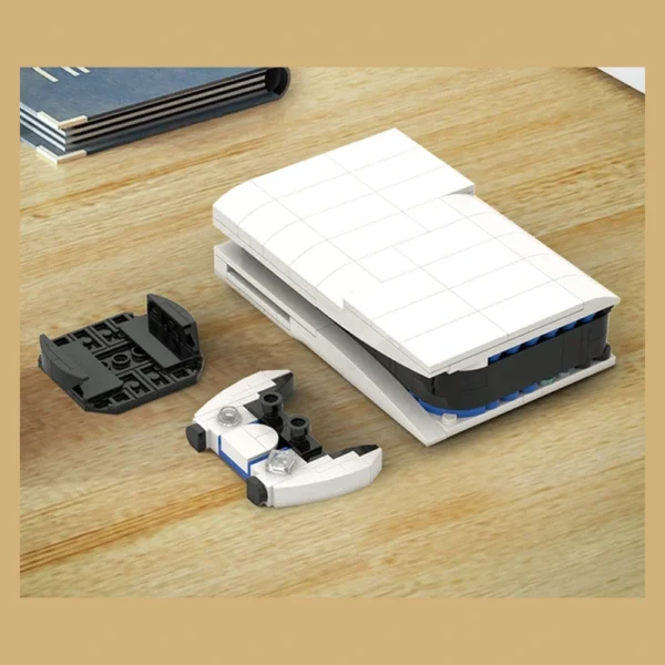 Mini Console Gaming Blanche en Briques – 313 pièces