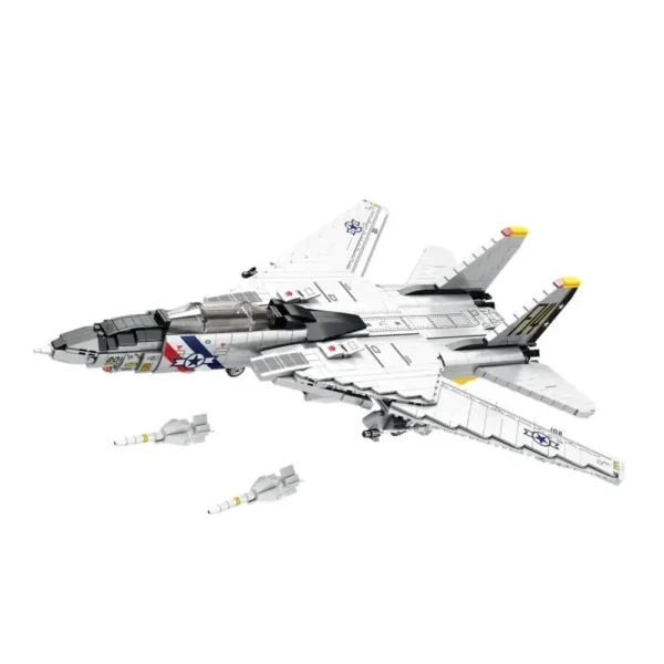 F-14 Tomcat en Briques – Chasseur Supersonique
