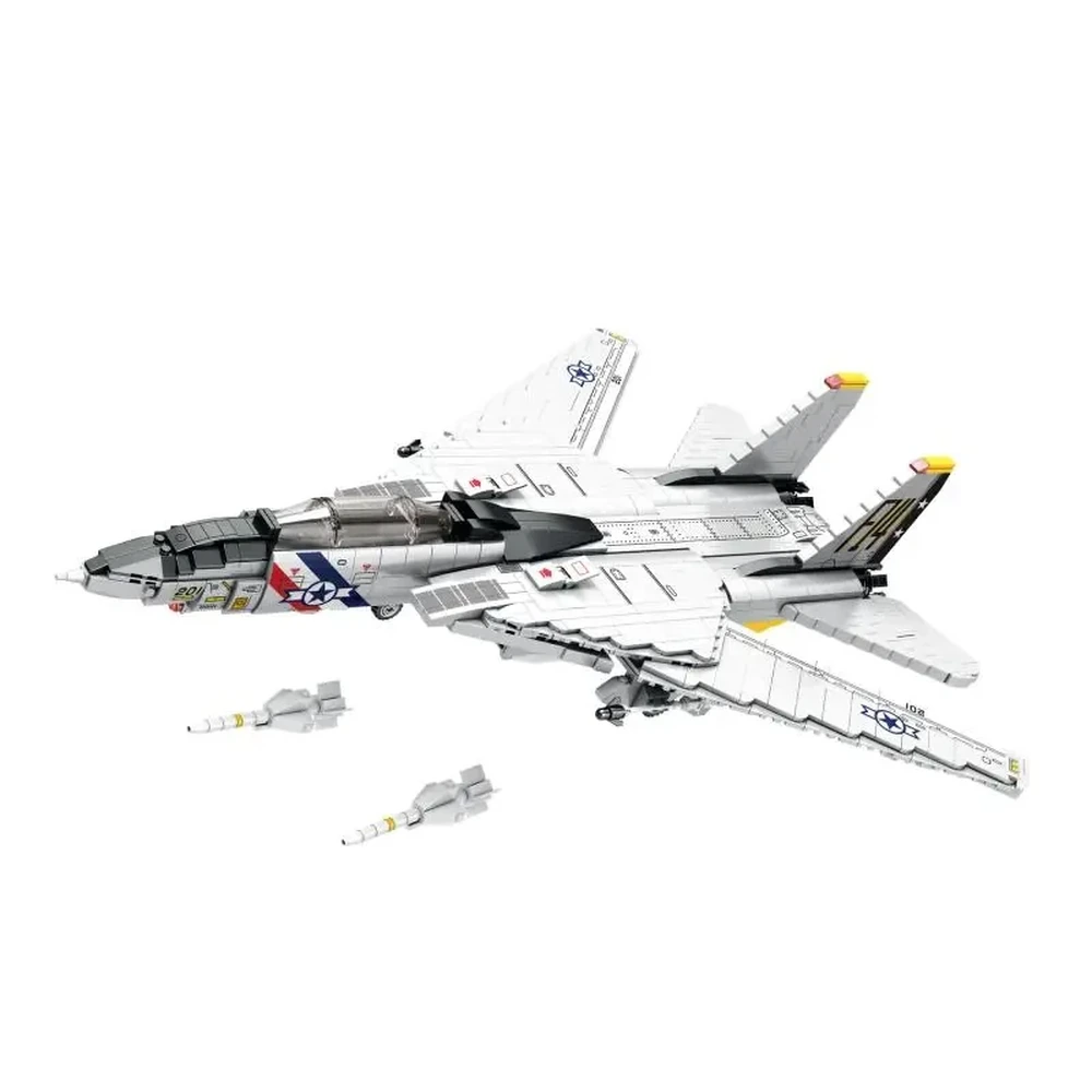 F-14 Tomcat en Briques – Chasseur Supersonique