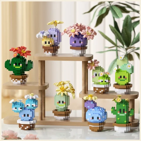 Succulentes et Cactus – Collection de Plantes en Briques