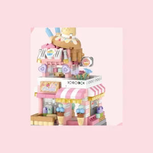 Boutique Glace Rose en Briques