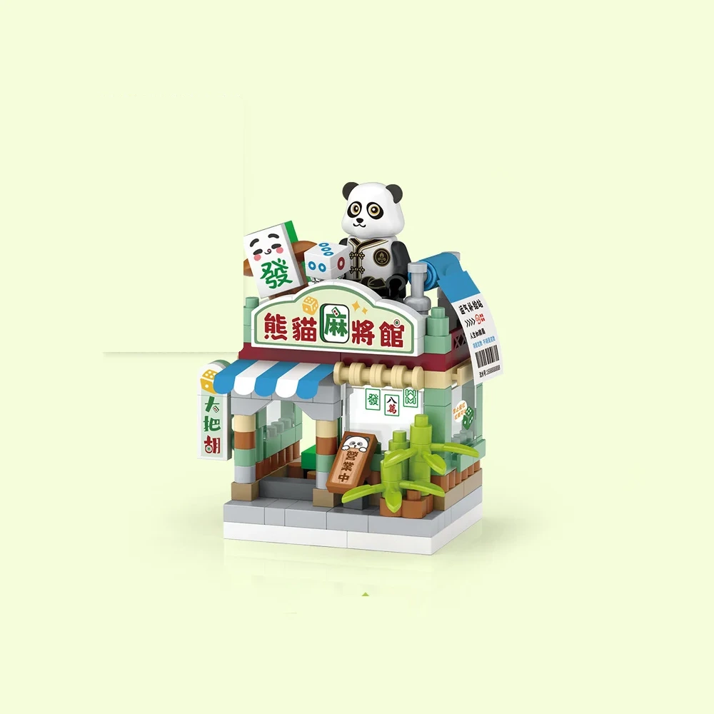 Club Mahjong Panda en Microbriques