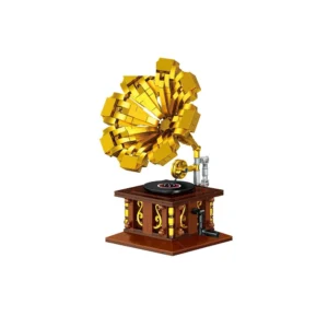 Phonographe Rétro en Microbriques