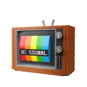 Télévision Rétro en Briques
