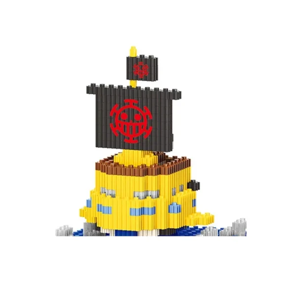 Mini Tour Pirate Jaune en Microbriques
