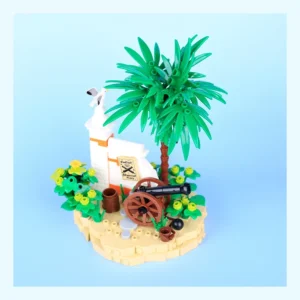 Île Pirate au Canon en Briques