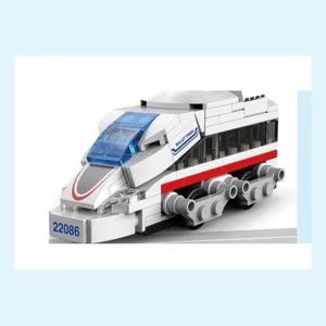 Mini Train Rapide Blanc à Remonter en Briques