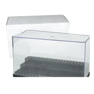 Vitrine Transparente Noire pour Mini Figurines