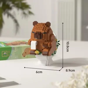 Capybara en Briques avec Bassine