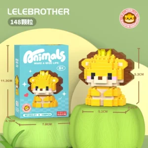 Mini Lion en Briques - 148 pièces