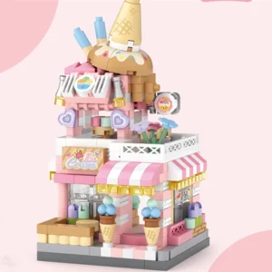 Boutique Glace Rose en Briques