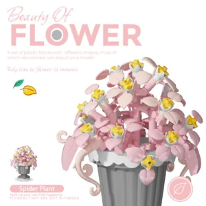 Plante Fleurie Rose en Briques