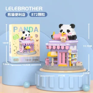 Mini Boutique Panda en Microbriques