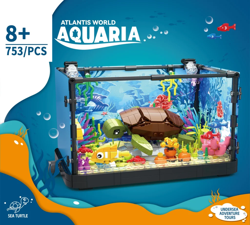 Aquarium Lumineux en Briques - 725 pièces