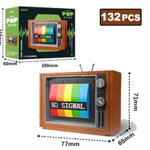 Télévision Rétro en Briques