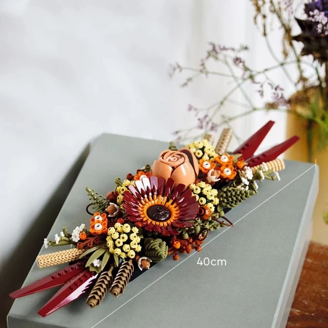 Bouquet de Gerberas en briques pour décoration zen