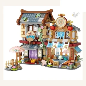 Boutique Traditionnelle Asiatique en Briques – 970 pièces