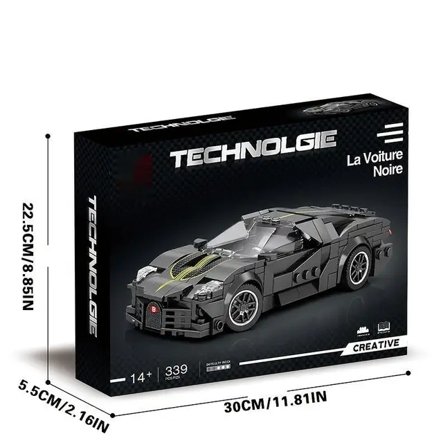 Voiture Sport Rouge en Briques – 339 pièces