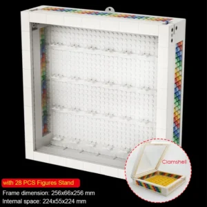 Vitrine Murale Blanche pour Figurines