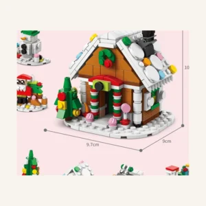 Mini Chalet de Noël en Briques