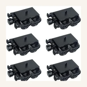 Set de 6 Essieux et Roues de Train en Briques