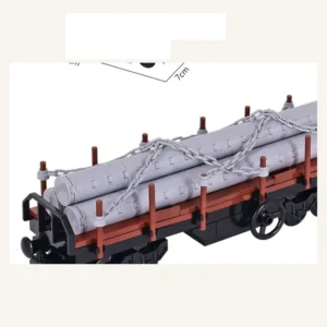 Wagon Bâché Rétro en Briques