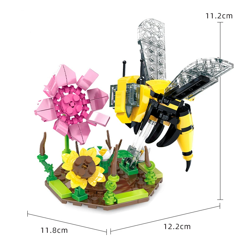 Abeille et Fleur en Briques – 159 pièces