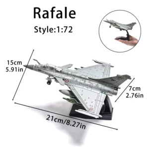 Avion Rafale en Briques – Modèle de Chasseur
