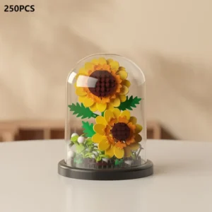 Tournesols sous Cloche en Briques – 250 pièces