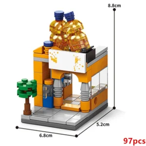 Mini Boutique de Boissons en Briques – 97 pièces