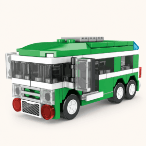 Bus Urbain Vert en Briques – 96 pièces
