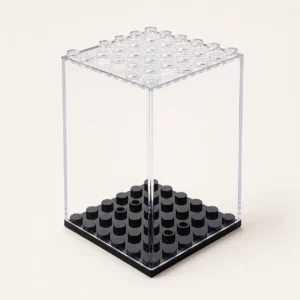 1 vitrine transparente(s) empilable(s) pour mini figurines