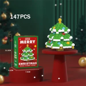 Sapin en briques pour Noël