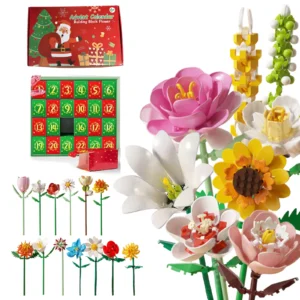 Calendrier de l’Avent Floral en Briques - 24 surprises
